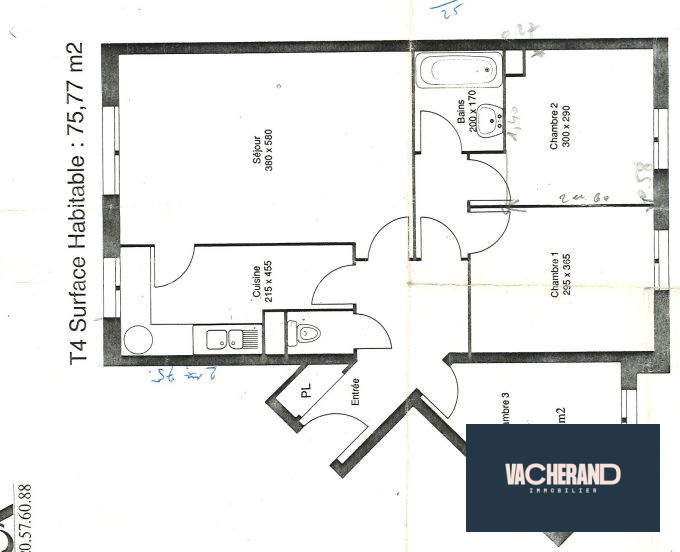 Vente Appartement 78m² Lille 1