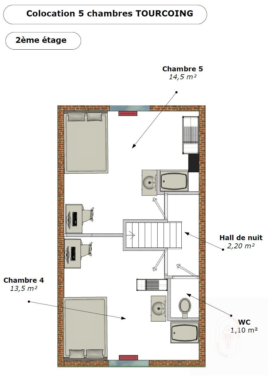 Vente Maison 111m² Tourcoing 16