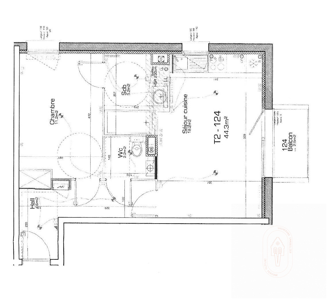 Vente Appartement 44m² Linselles 13